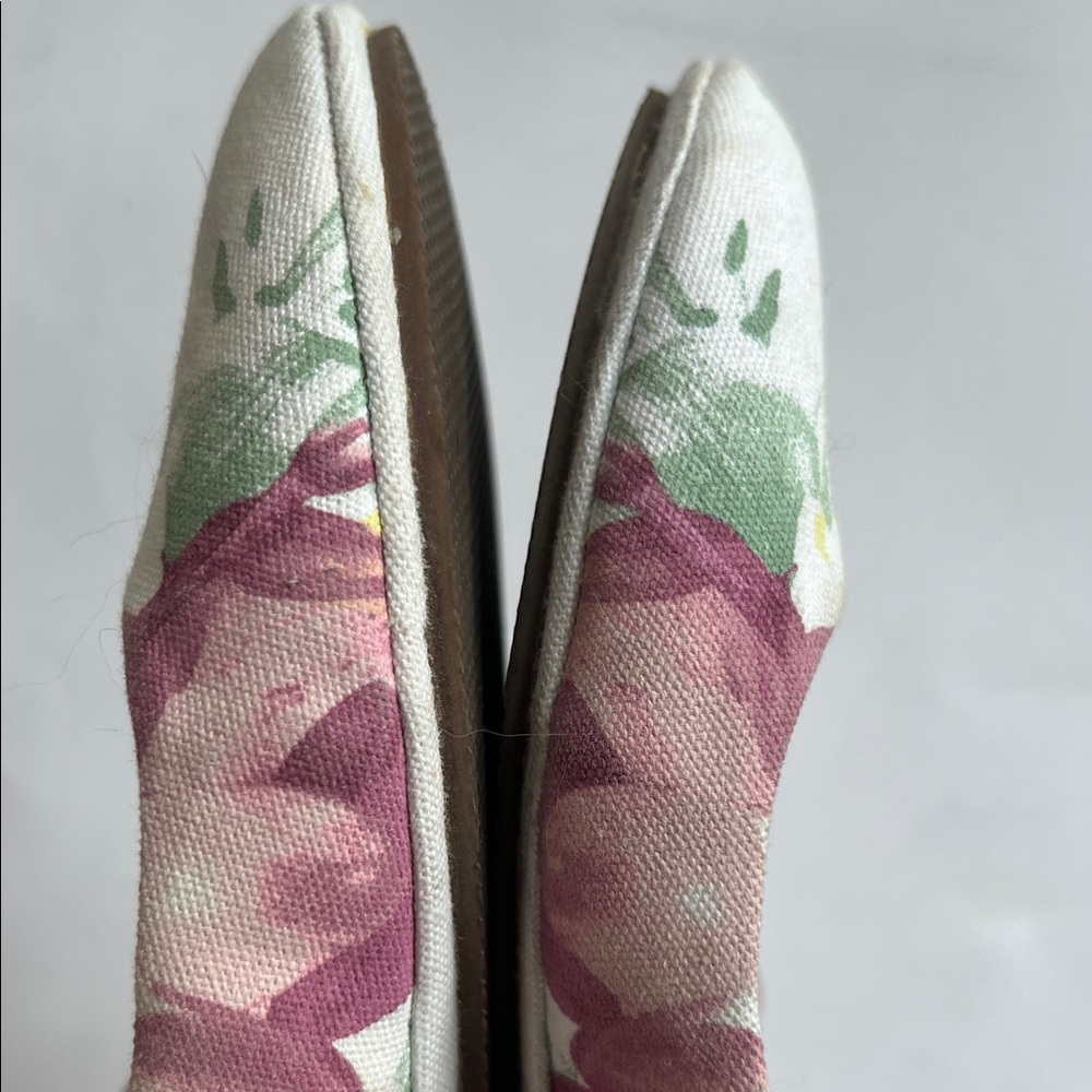 Diesel Floral plum and white Flats with box - Picture 9 of 12